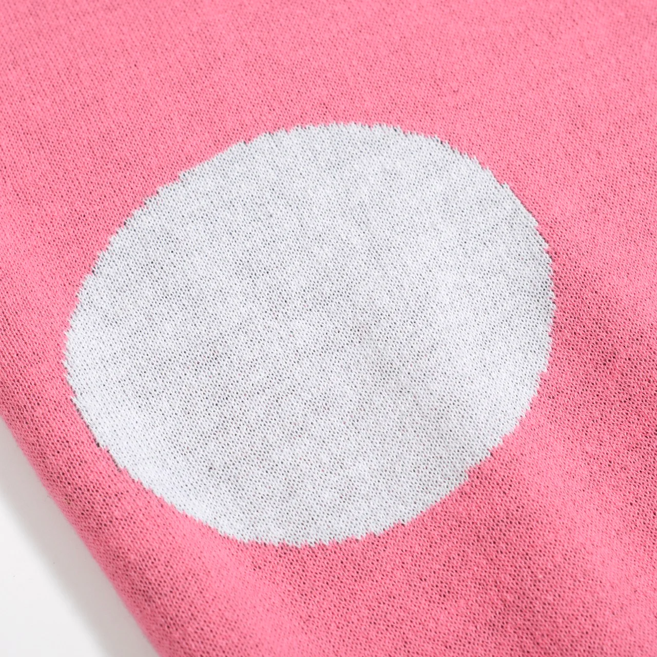 Men’s Retro Knit Shirt – Vintage Pink Button-Up Polo with Bird & Sunset Graphic - Image 7