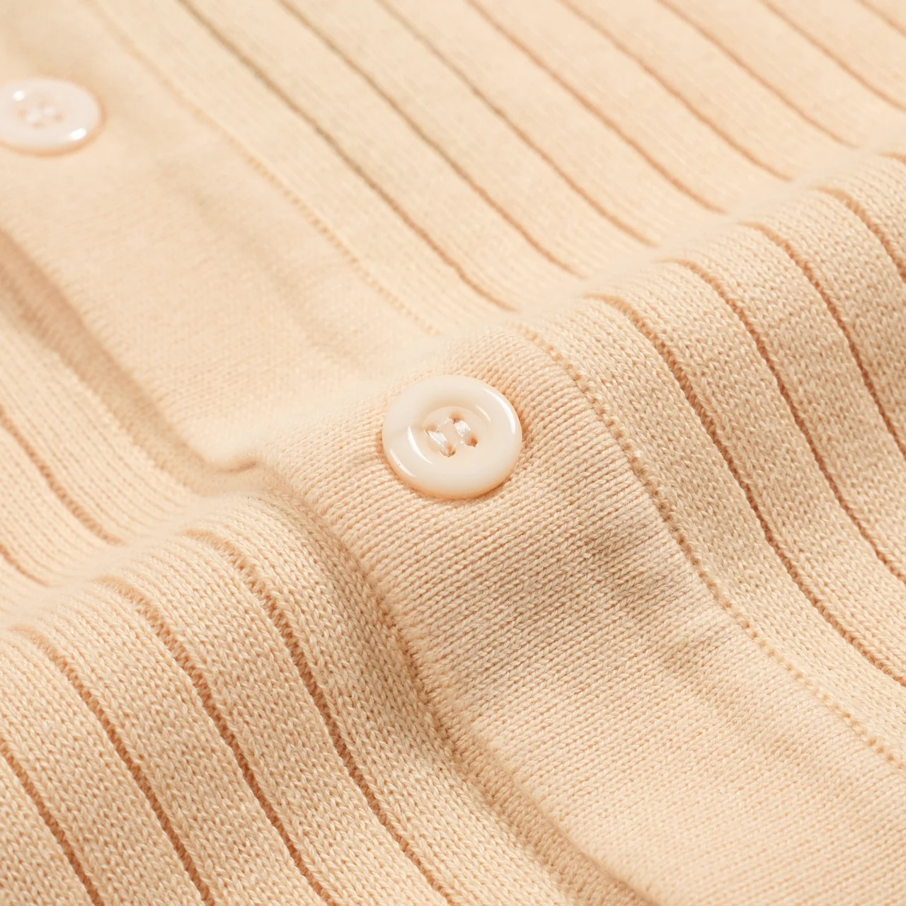 Men's apricot pit bar vintage aesthetic knitted cardigan - Image 5