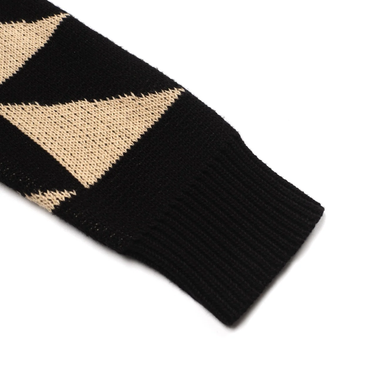 Men's black rose vintage casual knit cardigan - Image 8