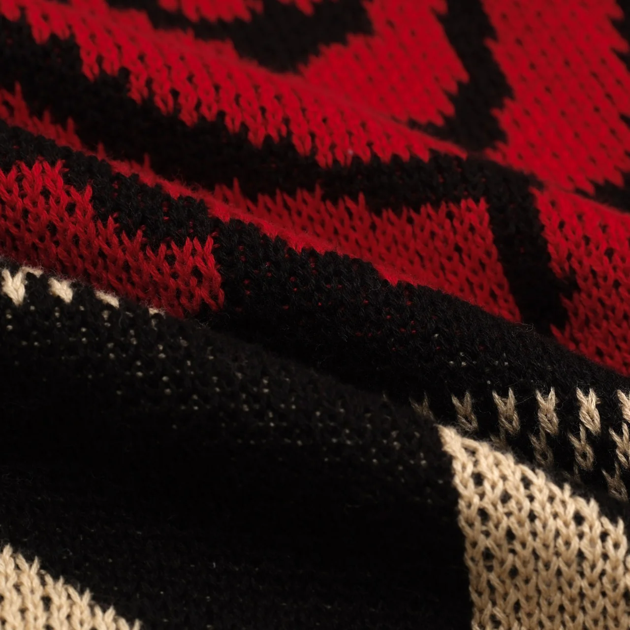 Men's black rose vintage casual knit cardigan - Image 9
