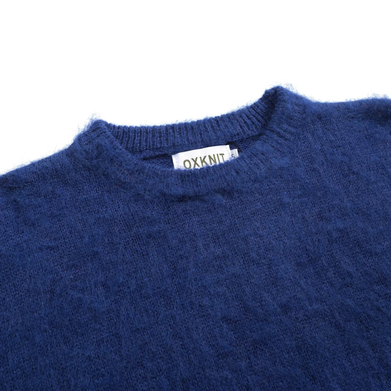 Men's blue vintage plush knit sweater - Image 4