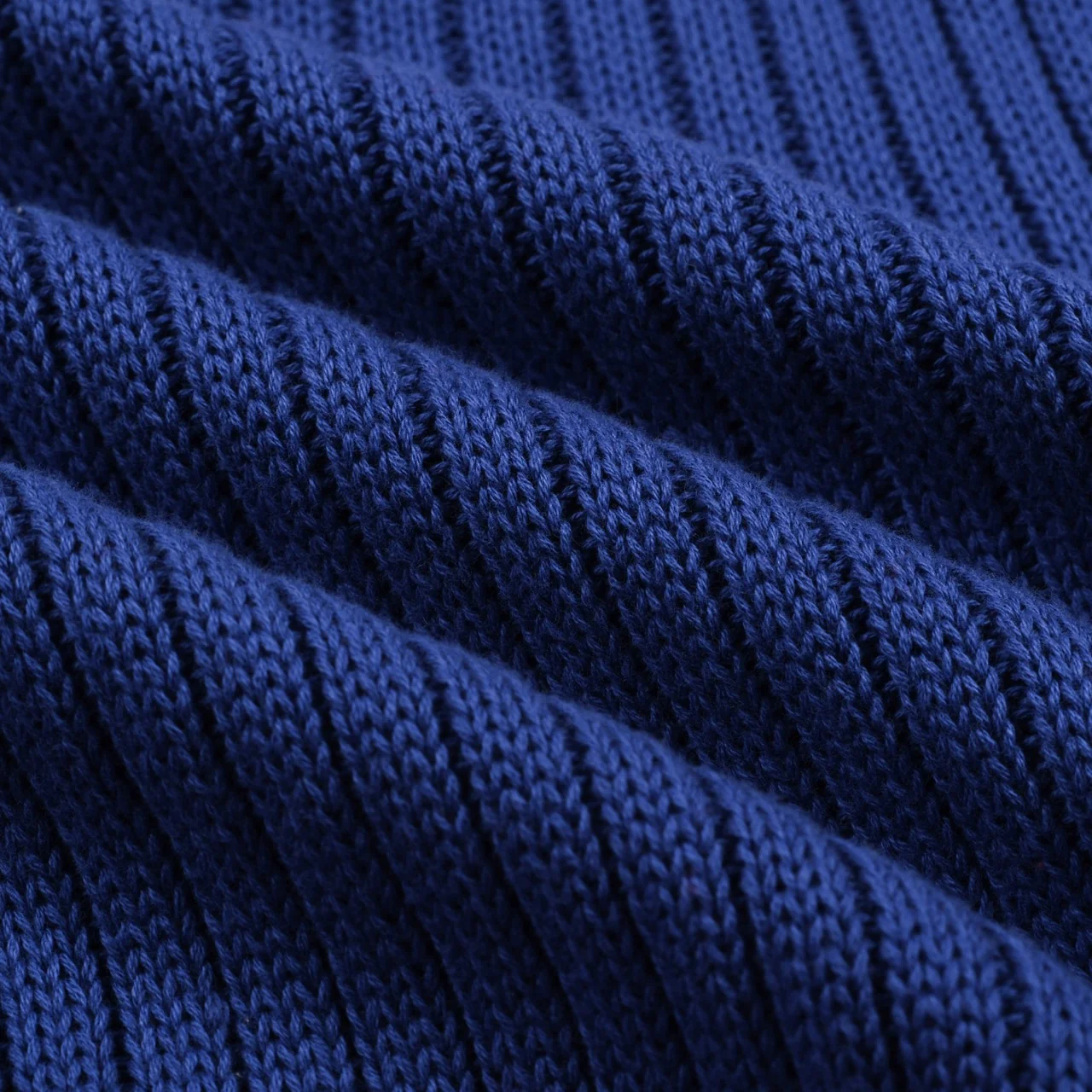 Men's blue vintage striped preppy knit polo - Image 10