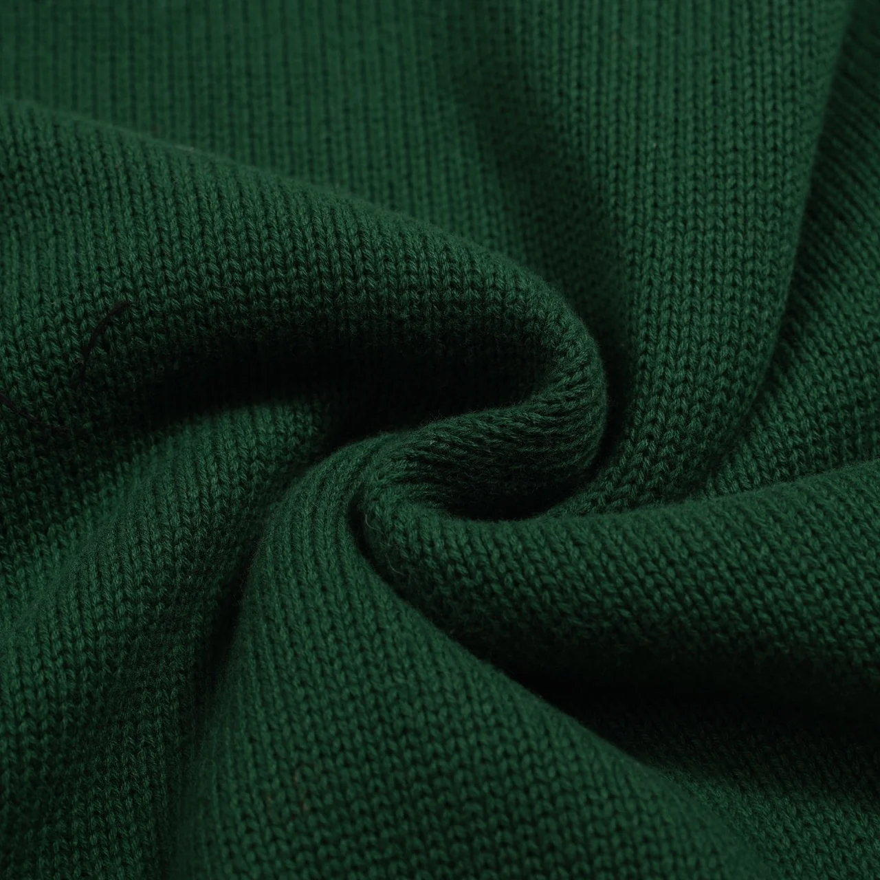 Men's green dog jacquard vintage knitwear - Image 11