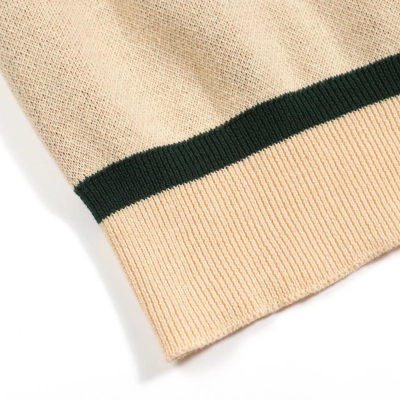 Men's khaki Eagle vintage jacquard knitwear - Image 7