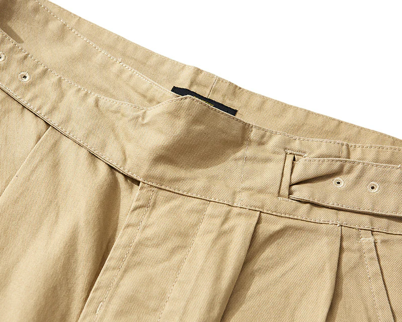 Men's Retro Casual Khaki British Army Gurkha Bermuda Trousers - Image 10
