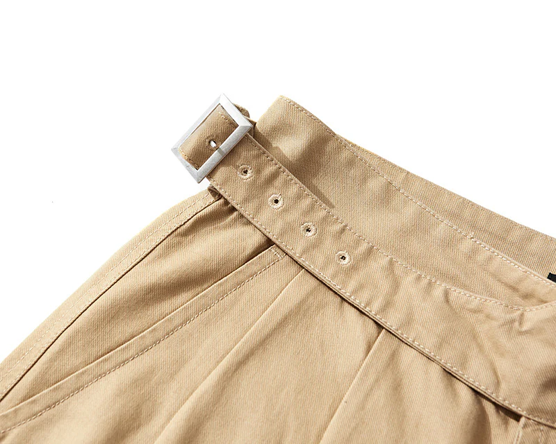 Men's Retro Casual Khaki British Army Gurkha Bermuda Trousers - Image 12