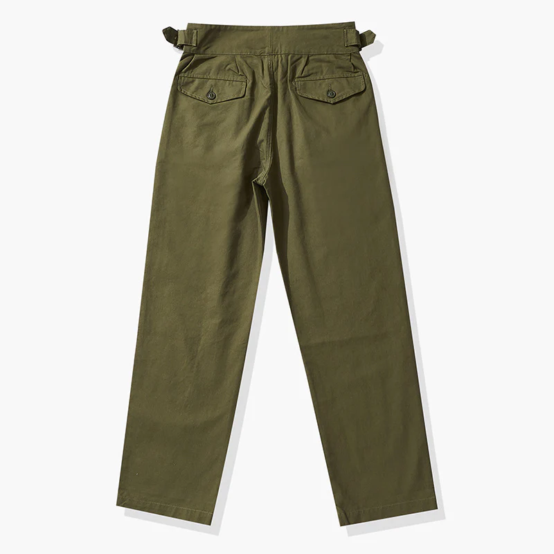 Men's Retro Casual Khaki British Army Gurkha Bermuda Trousers - Image 4
