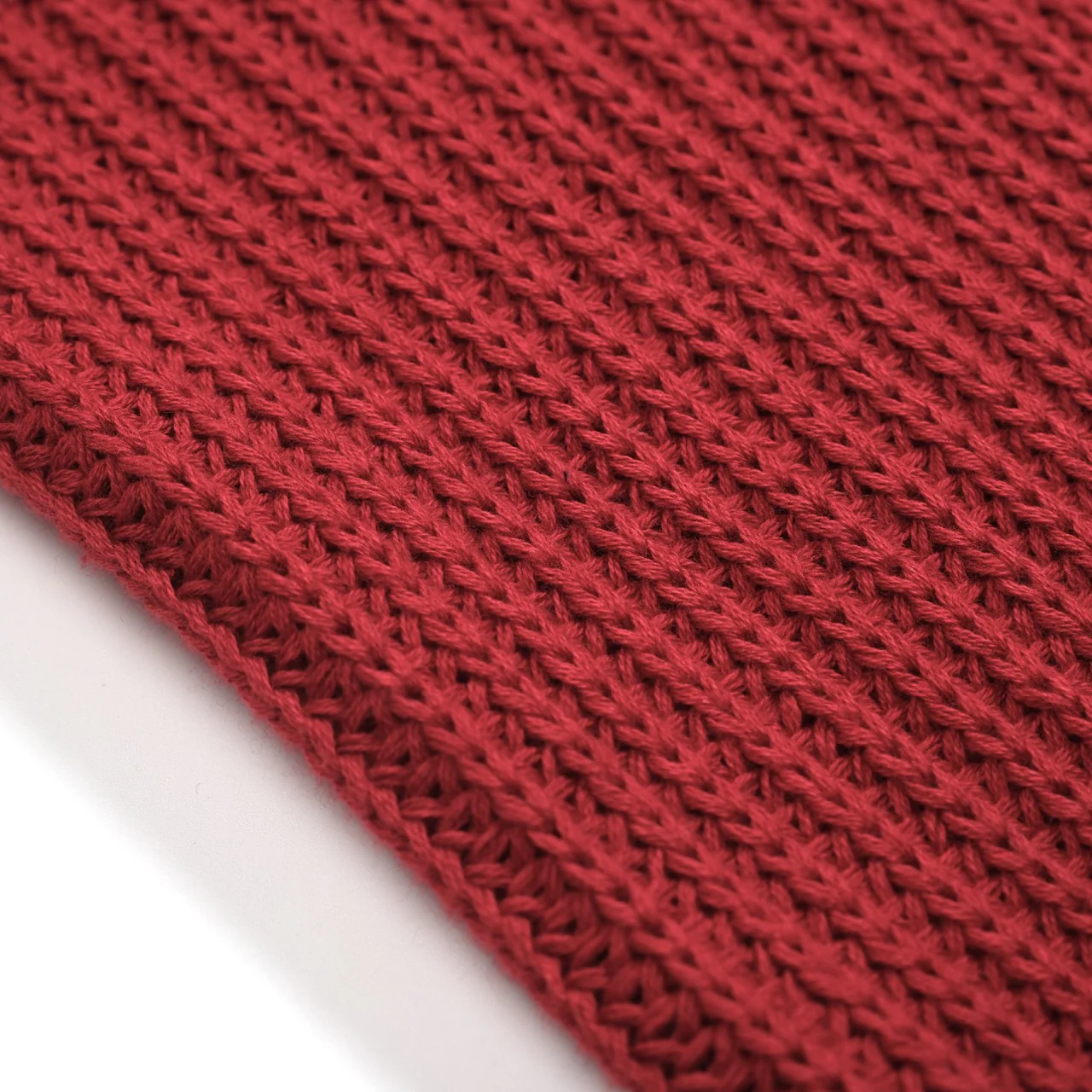 Men's retro red casual V-neck vintage knitwear - Image 6