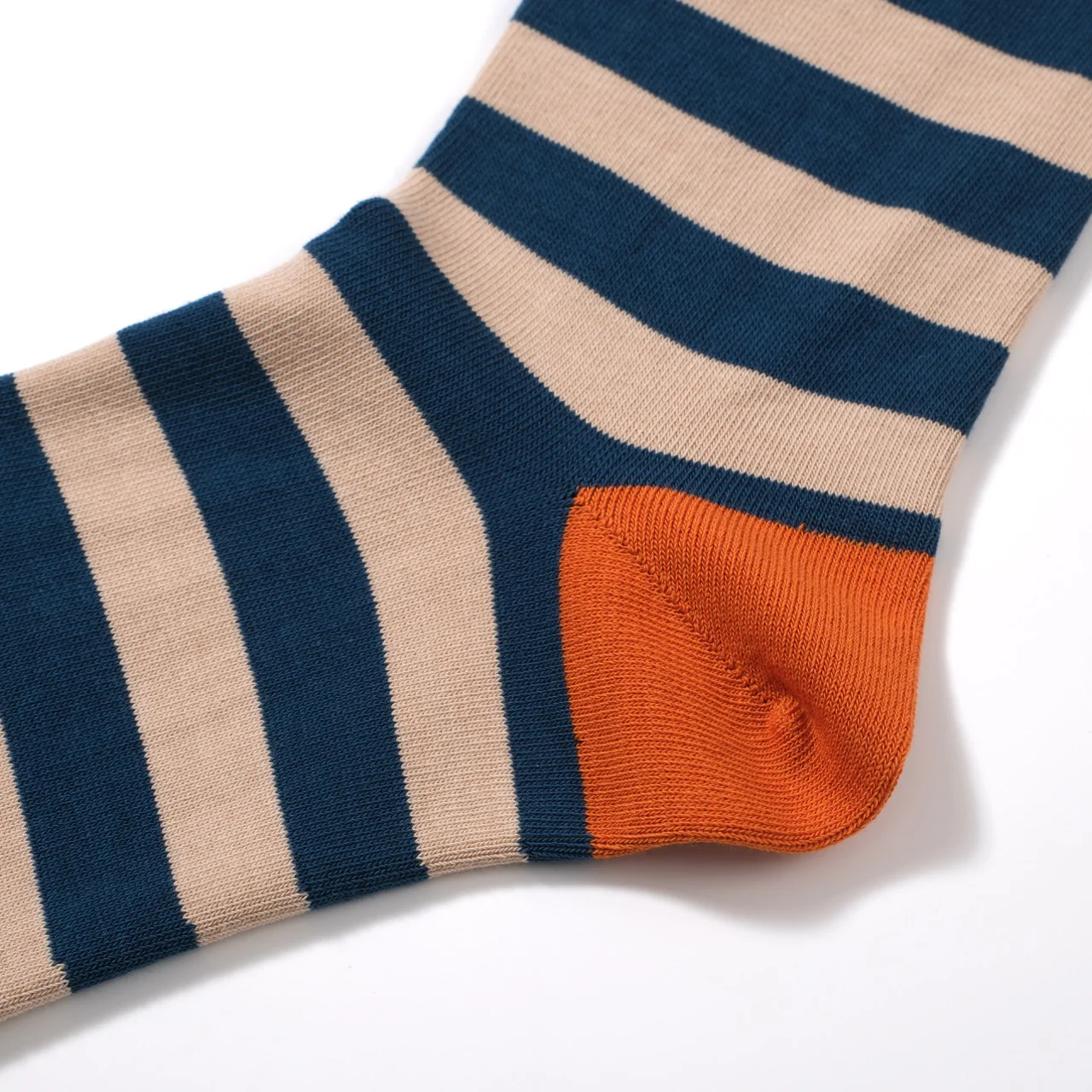 Striped Mid-Calf Length Socks Men's Cotton Socks - Image 14