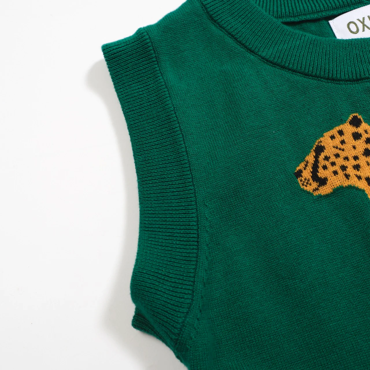 Women’s Green Leopard Print Knit Set with Cheetah Graphic - Image 14