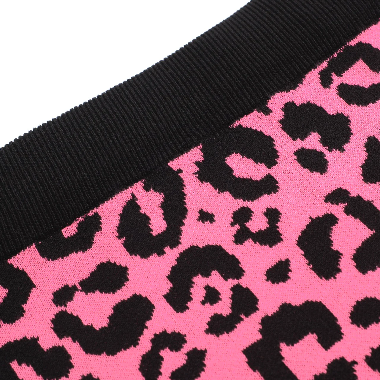 Women’s Green Leopard Print Knit Set with Pink Leopard Graphic - Image 20