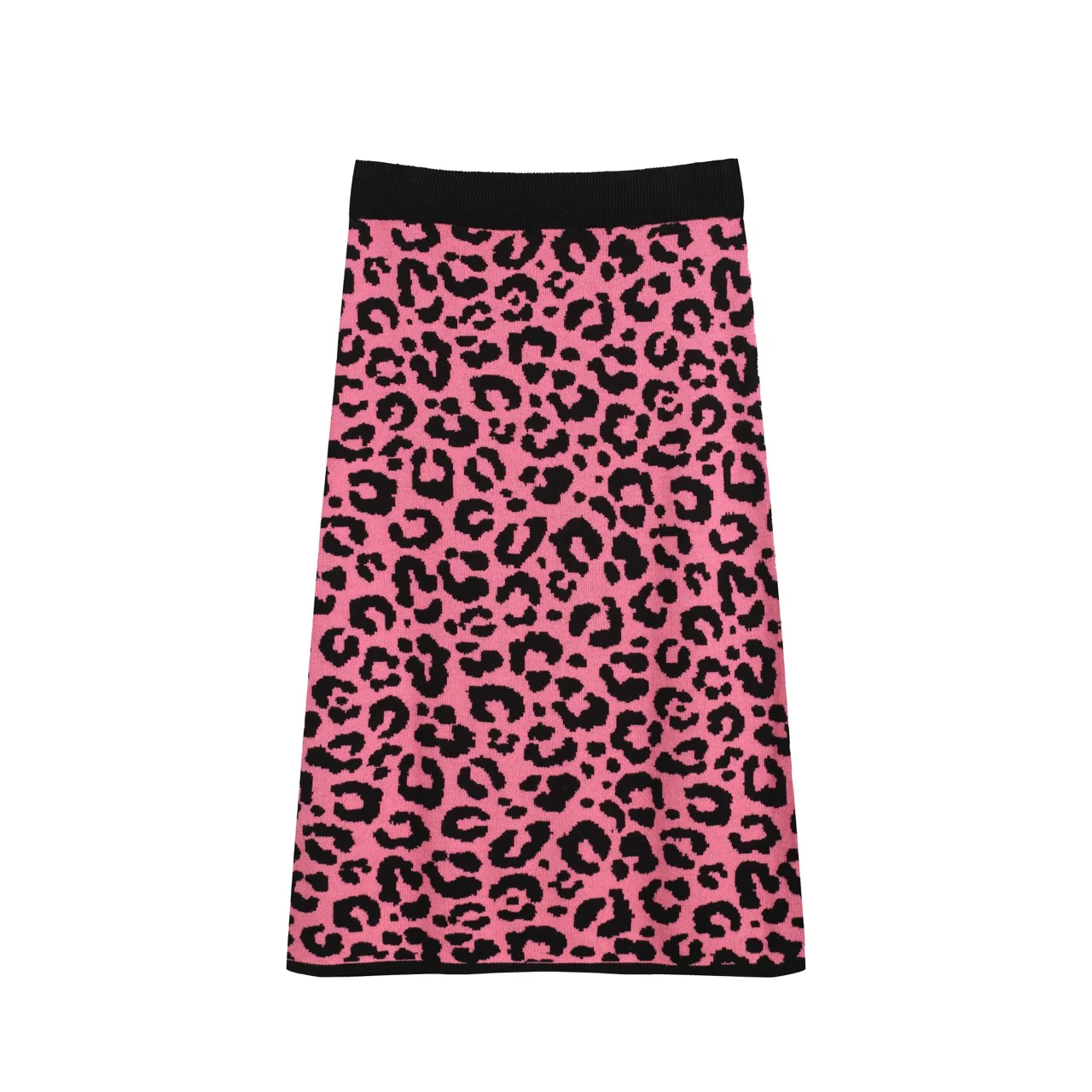 Women’s Green Leopard Print Knit Set with Pink Leopard Graphic - Image 6