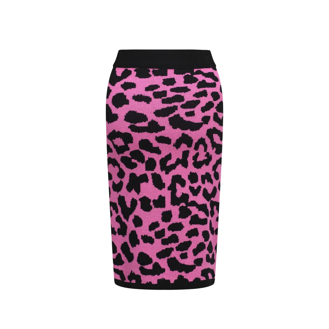 Women’s Pink Leopard Print Knit Set with Leopard and Plant Graphic - Image 5