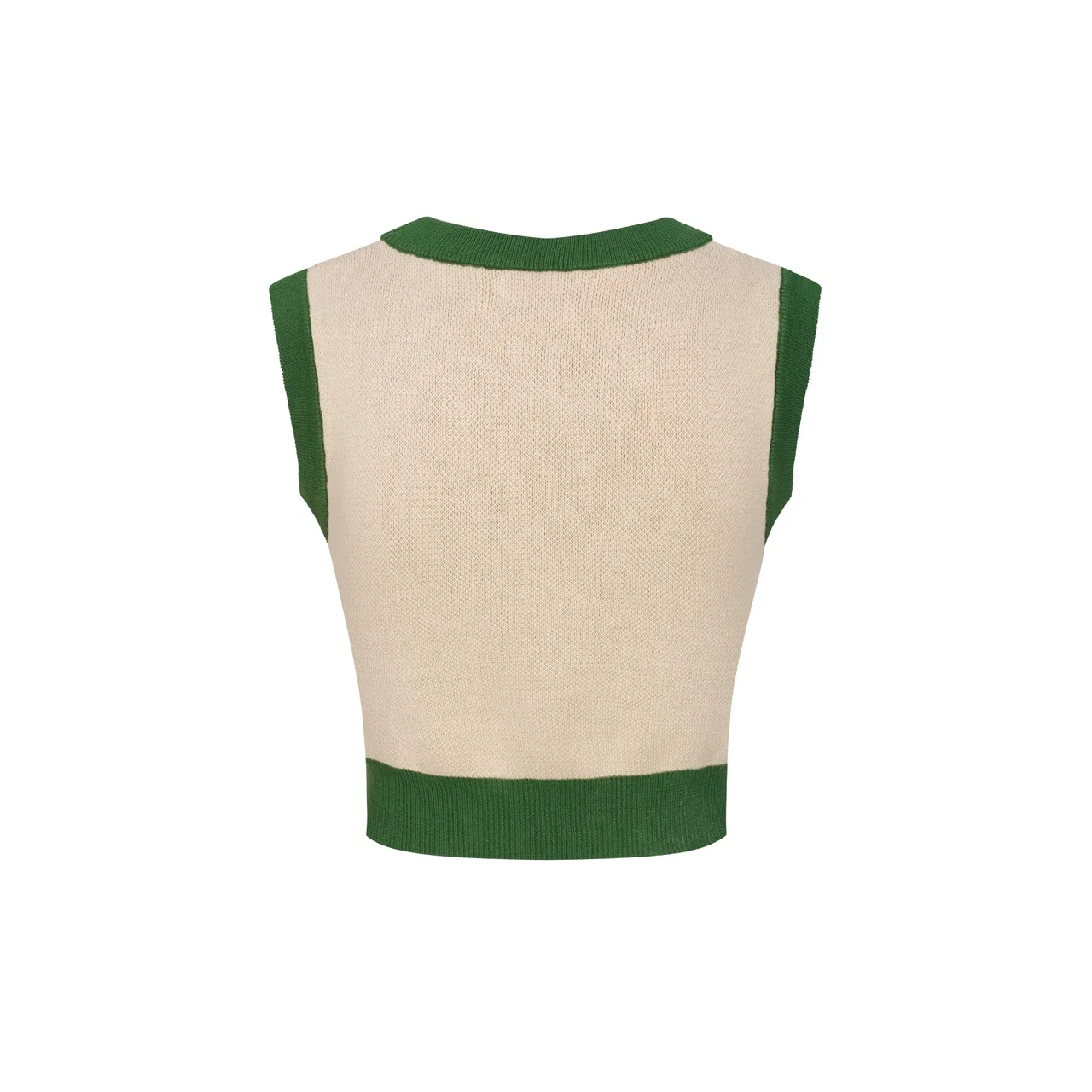 Women’s Retro-Inspired Knit Set with Bold Geometric Graphic - Image 4