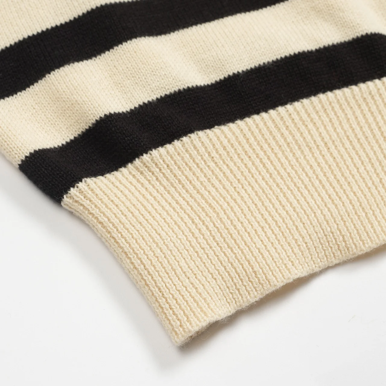 Women's apricot stripe embroidered bird knitwear - Image 7