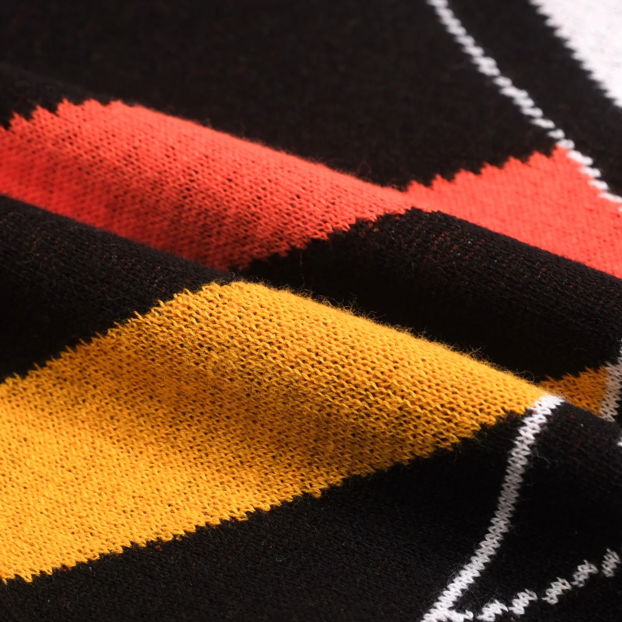 Women's black stripe star vintage knit knitwear - Image 10