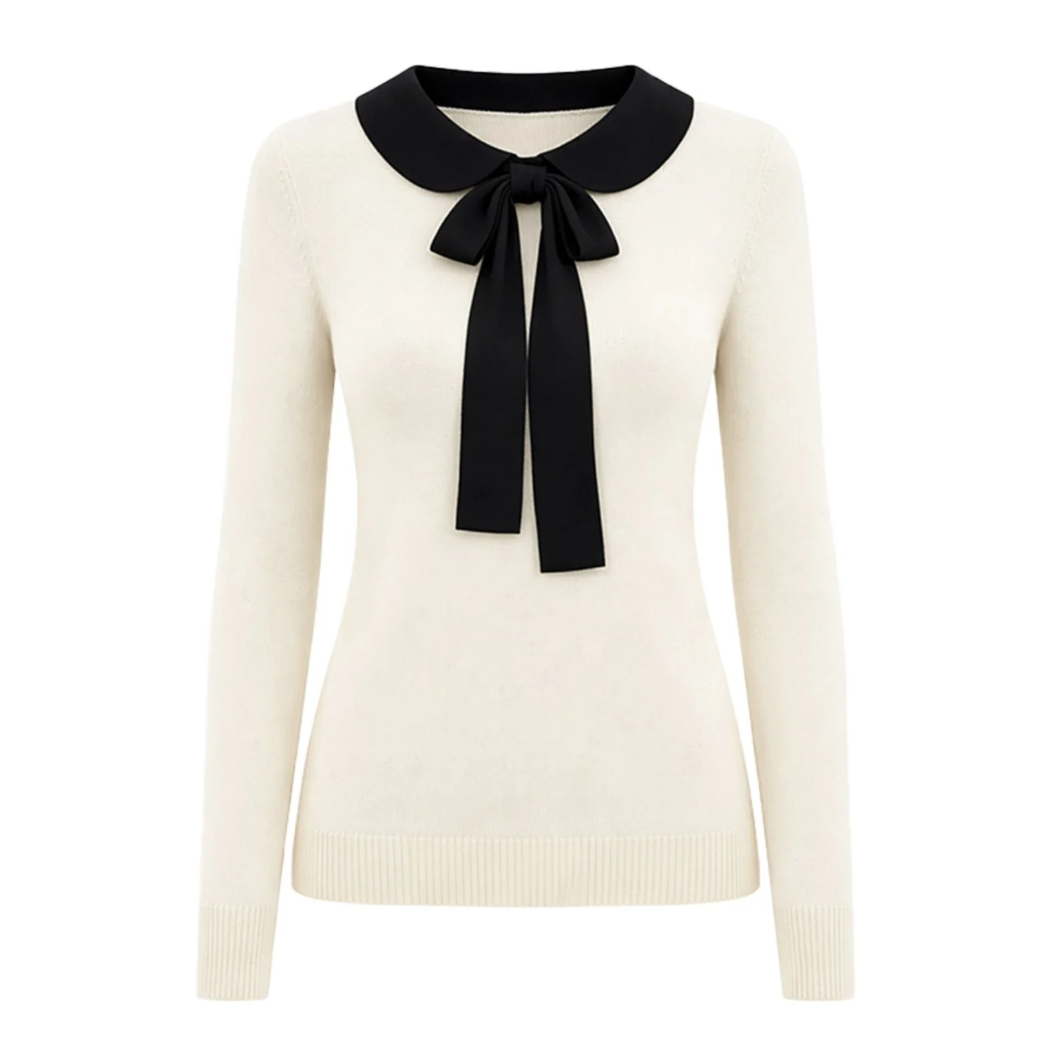 Women's classic fashion design art retro Jacquard Knitwear