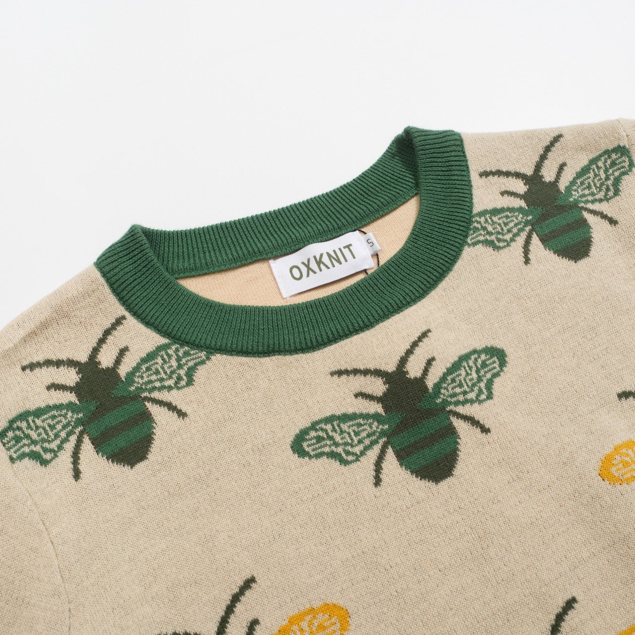 Women's green Bee vintage knitwear knitwear - Image 4