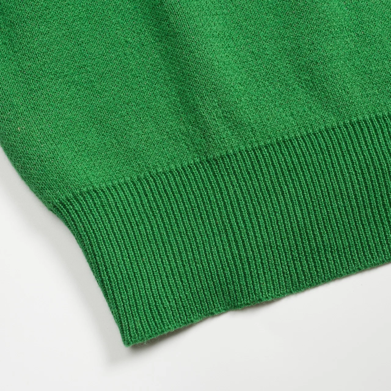 Women's green wavy striped preppy jacquard knitwear - Image 5