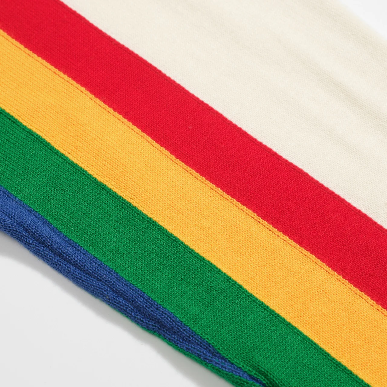 Women's vintage rainbow Jacquard stripes knitwear - Image 9